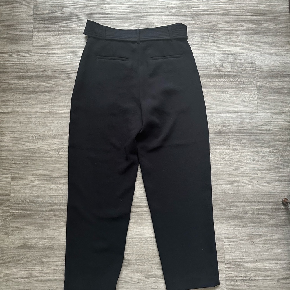 Wilfred Tie-front Black Pants Sz 8 neutral work professional corporategirl - Picture 4 of 8